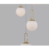 Nova Luce Hook LED függesztett lámpa arany