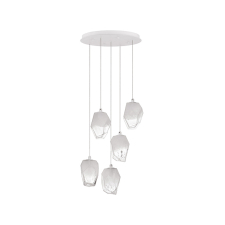 Nova Luce Ice fehér függesztett lámpa (NL-9160235) G9 5 izzós IP20 világítás