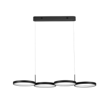 Nova Luce Magnus fekete LED függesztett lámpa (NL-9248117) LED 1 izzós IP20 világítás