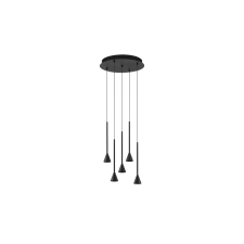 Nova Luce Net fekete LED függesztett lámpa (NL-9060219) LED 1 izzós IP20 világítás