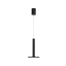 Nova Luce Palencia fekete LED függesztett lámpa (NL-9695226) LED 1 izzós IP20 világítás
