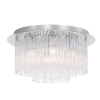 Nova Luce Rosarno  króm-átlátszó kristály mennyezeti lámpa (NL-9180891) G9 6 izzós IP20