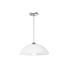 Nova Luce Vinca fehér-króm függesztett lámpa (NL-600822) E27 1 izzós IP20 világítás