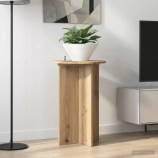  Növényállvány 2 db Kézműves Tölgy Ø40 x 60 cm Szerelt Fa kerti dekoráció