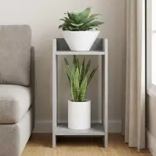  Növényállvány Beton Szürke 30 x 30 x 60 cm Mérnöki fa kerti dekoráció
