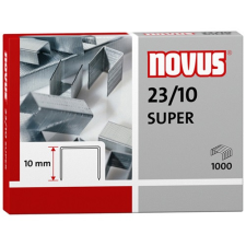 Novus Tűzőkapocs Novus 23/10 1000 db/doboz gemkapocs, tűzőkapocs