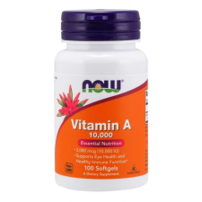  Now a-vitamin 10000iu lágykapszula 100 db gyógyhatású készítmény