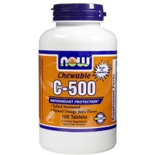 Now c-500 narancs ízű rágótabletta 100 db gyógyhatású készítmény