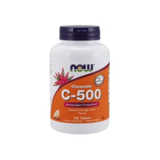 Now C-vitamin 500mg Narancs rágótabletta 100db vitamin és táplálékkiegészítő