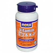 Now D-3 &amp; K-2 kapszula 120 db vitamin és táplálékkiegészítő