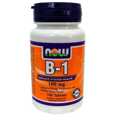 Now Foods B1-vitamin 100mg kapszula 100db vitamin és táplálékkiegészítő