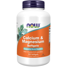 Now Foods Calcium Magnézium + D + cink 120 softgels Now Foods vitamin és táplálékkiegészítő