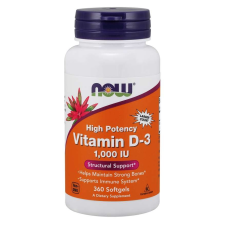 Now Foods D3-vitamin 1000 NE - NOW Foods 360 kapsz. vitamin és táplálékkiegészítő
