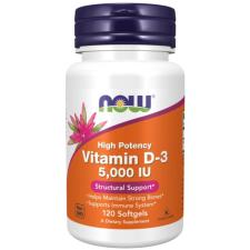 Now Foods D-3 5000 IU 120 Softgels Now Foods vitamin és táplálékkiegészítő