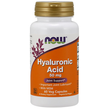 Now Foods Hyaluronic Acid + MSM 60 kapszula Hialuron sav vitamin és táplálékkiegészítő