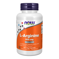 Now Foods L-Arginine 500 mg - 100 kapszula - NOW Foods vitamin és táplálékkiegészítő