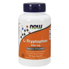 Now Foods L-Tryptophan 500 mg 60 vegkapszula mentális jóllét és alvás vitamin és táplálékkiegészítő