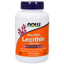 Now Foods Lecithin 1200 mg Lecitin 100 softgels Now Foods vitamin és táplálékkiegészítő