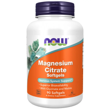 Now Foods Magnesium Citrate, Malate, Glycinate complex 90 Softgels vitamin és táplálékkiegészítő