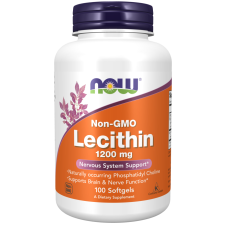 Now Foods MOST Lecitin (lecitin), 1200 mg, 100 db lágyzselé kapszula vitamin és táplálékkiegészítő