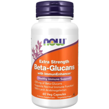 Now Foods NOW Beta glukany s ImmunEnhancer ™, Extra Strength, 60 növényi kapszulában vitamin és táplálékkiegészítő