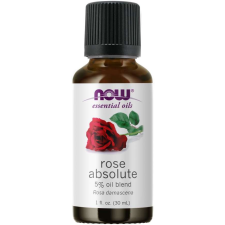 Now Foods NOW Essential Oil, Rose Absolute Oil Blend  (rózsa illóolaj ), 30 ml illóolaj