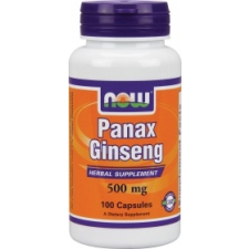 Now Foods Now Panax Ginseng 500 mg (100 kapszula) vitamin és táplálékkiegészítő