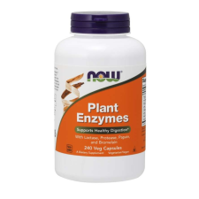 Now Foods NOW Plant Enzymes, Növényenzimek, 240 növényi kapszulában vitamin és táplálékkiegészítő