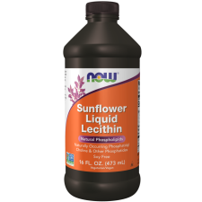 Now Foods NOW Sunflower Lecithin (folyékony napraforgó lecitin), 473 ml vitamin és táplálékkiegészítő