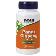 Now Foods Panax Ginseng 500 mg 100 kapszula vitamin és táplálékkiegészítő