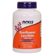 Now Foods Sunflower napraforgó Lecithin 1200 mg softgels Now Foods vitamin és táplálékkiegészítő
