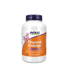 Now Foods Thyroid Energy™ - Jód és Tirozin komplex (180 Veg Kapszula) vitamin és táplálékkiegészítő