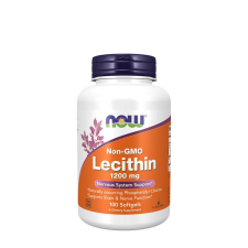 Now Lecitin (Lecithin) 1200 mg kapszula - Idegrendszeri Támogatás (100 Lágykapszula) vitamin és táplálékkiegészítő