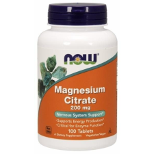  Now magnesium citrate tabletta 200 mg 100 db vitamin és táplálékkiegészítő