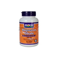 Now magnézium citrát 200mg tabletta 100db vitamin és táplálékkiegészítő