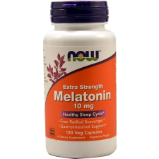 Now Melatonin - 10 mg - 100 db, NOW vitamin és táplálékkiegészítő