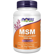 Now MSM 1000mg 120db vegán kapszula vitamin és táplálékkiegészítő