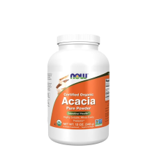 Now Természetes Akácia Rost por - Acacia Fiber Organic Powder (340 g) vitamin és táplálékkiegészítő