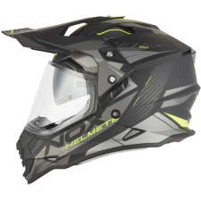 Nox N312 TRACK 2026 Bukósisak, matt fekete/ fluo sárga, méret M bukósisak