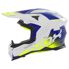 Nox N634 motokrossz sisak fehér-kék-fluo sárga bukósisak