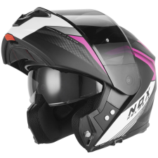 Nox N968 SHIFT 2026 Bukósisak, matt fekete/ fehér/ rózsaszín, méret XS bukósisak