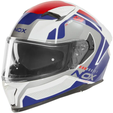 Nox přilba N402 MENTOR 2026, bílá, modrá, červená, vel. S bukósisak