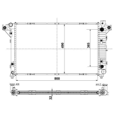 NRF hűtő, motorhűtés NRF 50248 autóalkatrész
