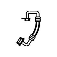 NRF kis-/nagynyomású cső, klímaberendezés NRF 400004 autóalkatrész