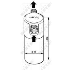 NRF Szárító, klímaberendezés NRF 33097 autóalkatrész