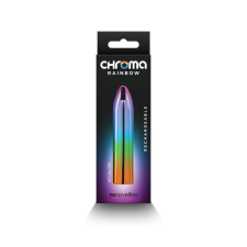 NS Novelties Chroma Rainbow - akkus, vízálló, mini rúdvibrátor - 9 cm (többszínű) vibrátorok