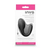NS Novelties Inya Utopia - szilikon, akkus, távirányítós párvibrátor - 15 cm (fekete)