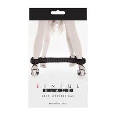 NS Novelties Sinful Soft Spreader Bar Black bilincs, kötöző