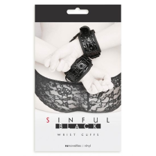 NS Novelties Sinful Wrist Cuffs Black bilincs, kötöző
