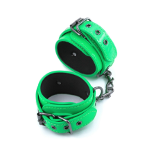 Ns Toys Electra - Ankle Cuffs - Green bilincs, kötöző